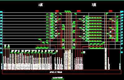 "配电干线,采用树干式与放射式相结合的方式供电;接地形式为tn-s系统